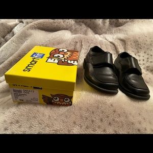 Smart Fit Size 9W Black Daniel L Loafers w/ Strap!